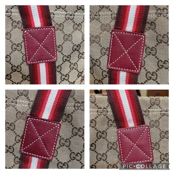A37- π― % authentic Gucci totes bag - Picture 14 of 16